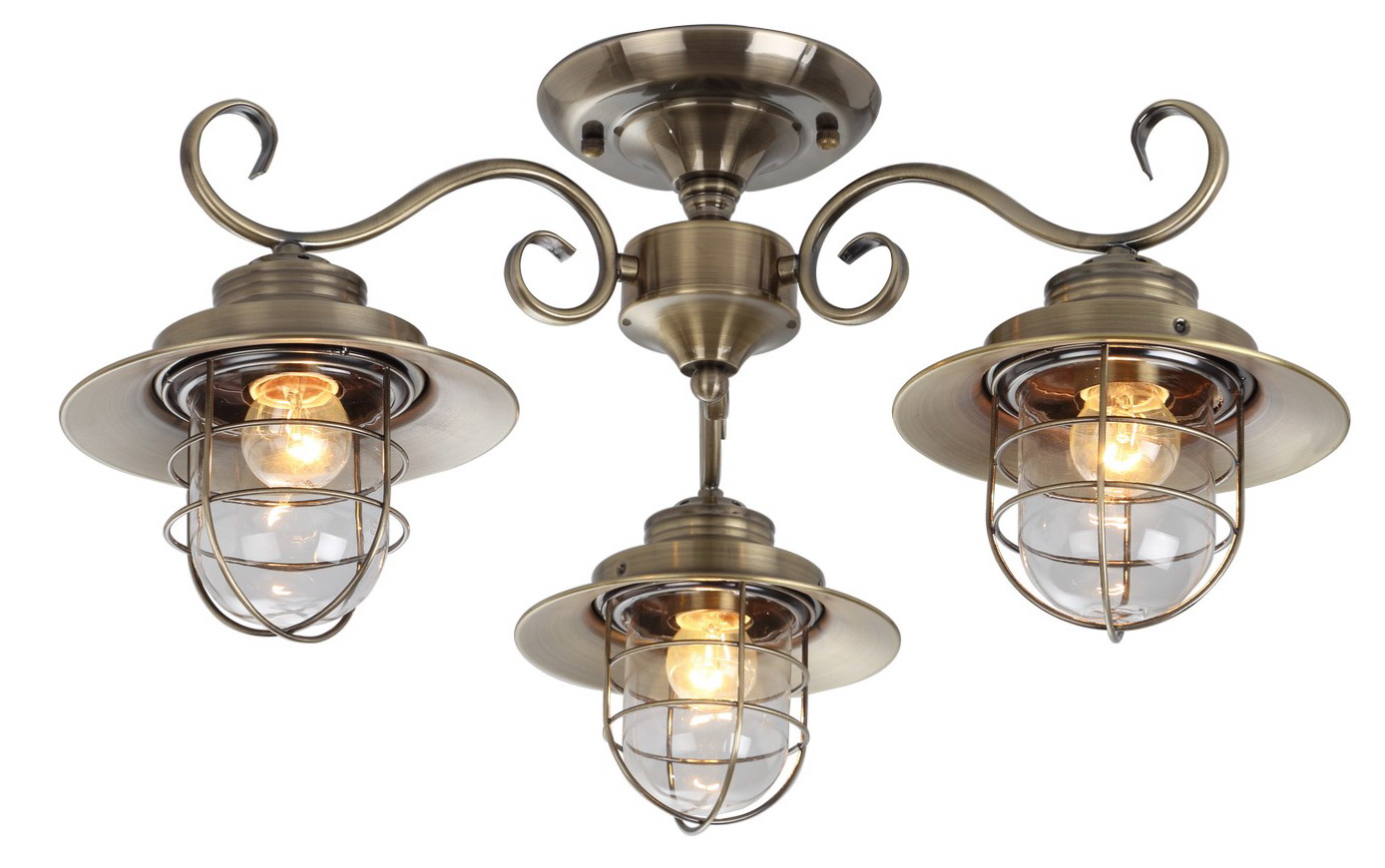 Светильник потолочный Arte Lamp Lanterna A4579PL-3AB