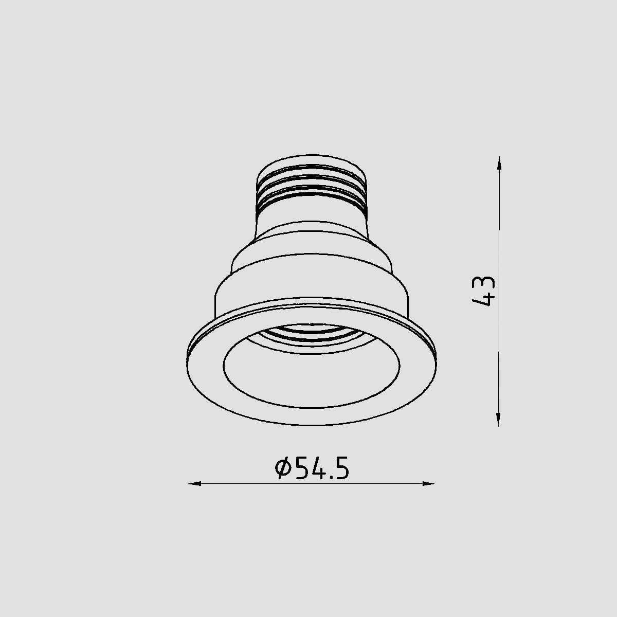 Светильник встраиваемый Lighttech LTM01002 Accent 2 0330 25 W
