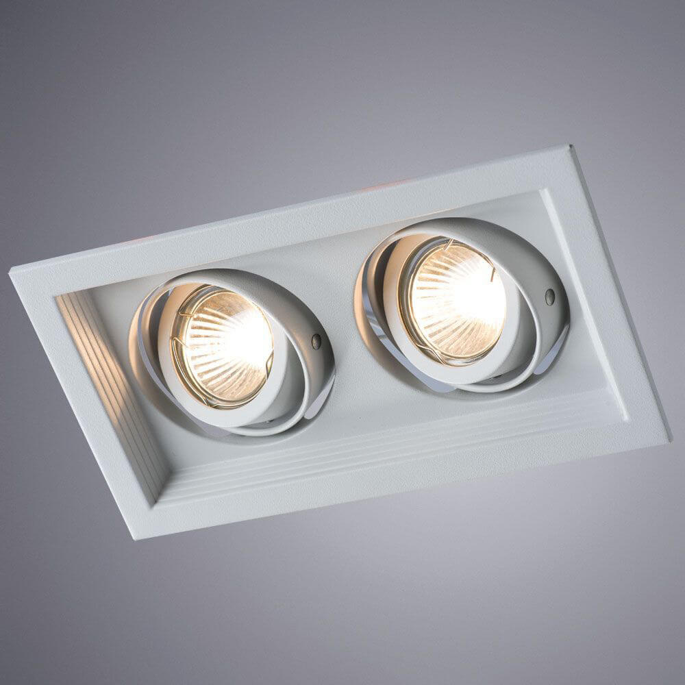 Светильник встраиваемый Arte Lamp Canis A6661PL-2WH