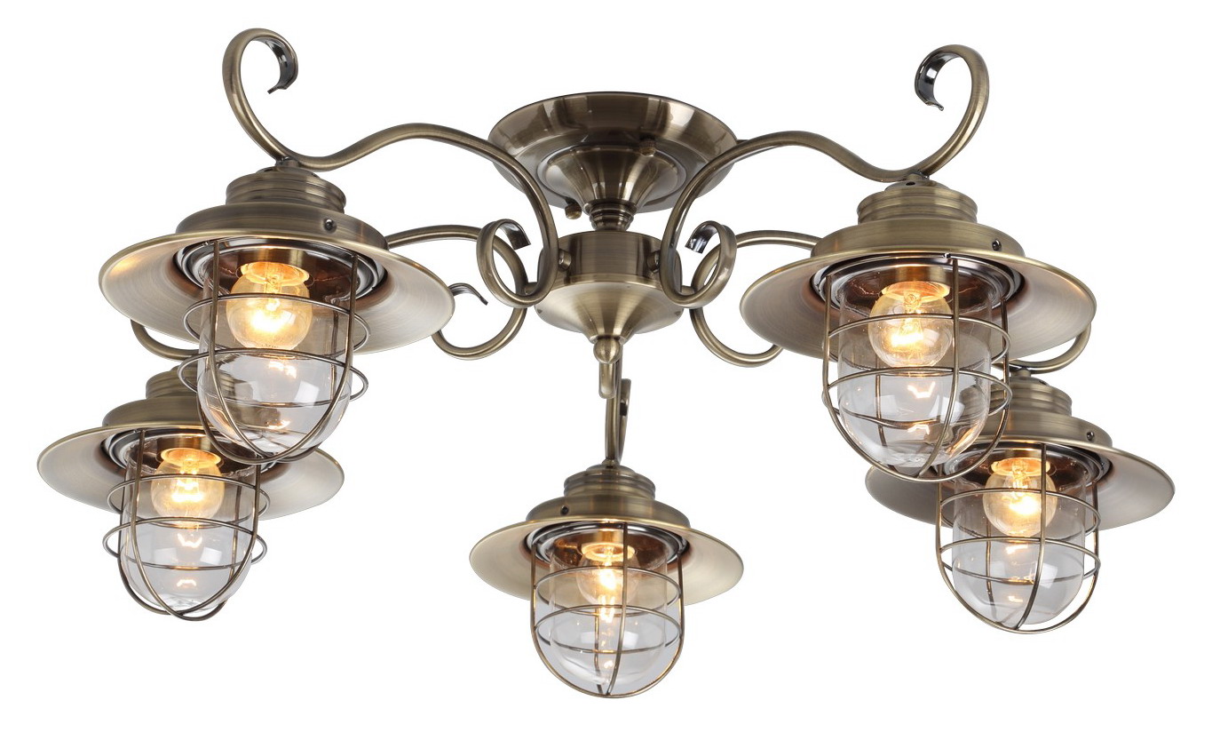 Светильник потолочный Arte Lamp Lanterna A4579PL-5AB