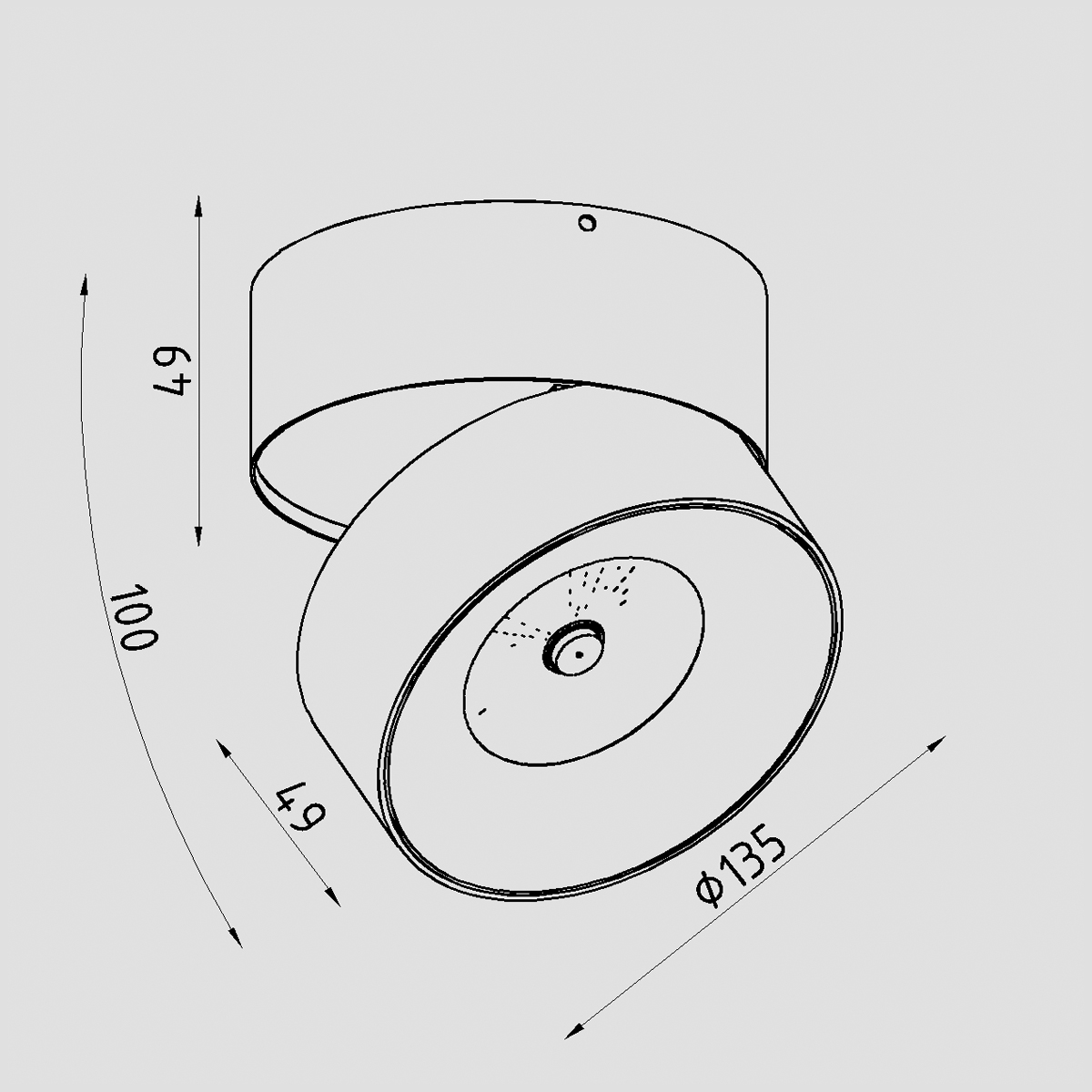 Светильник накладной Lighttech LTM07004 Washer 2530 38 W (Распродажа)