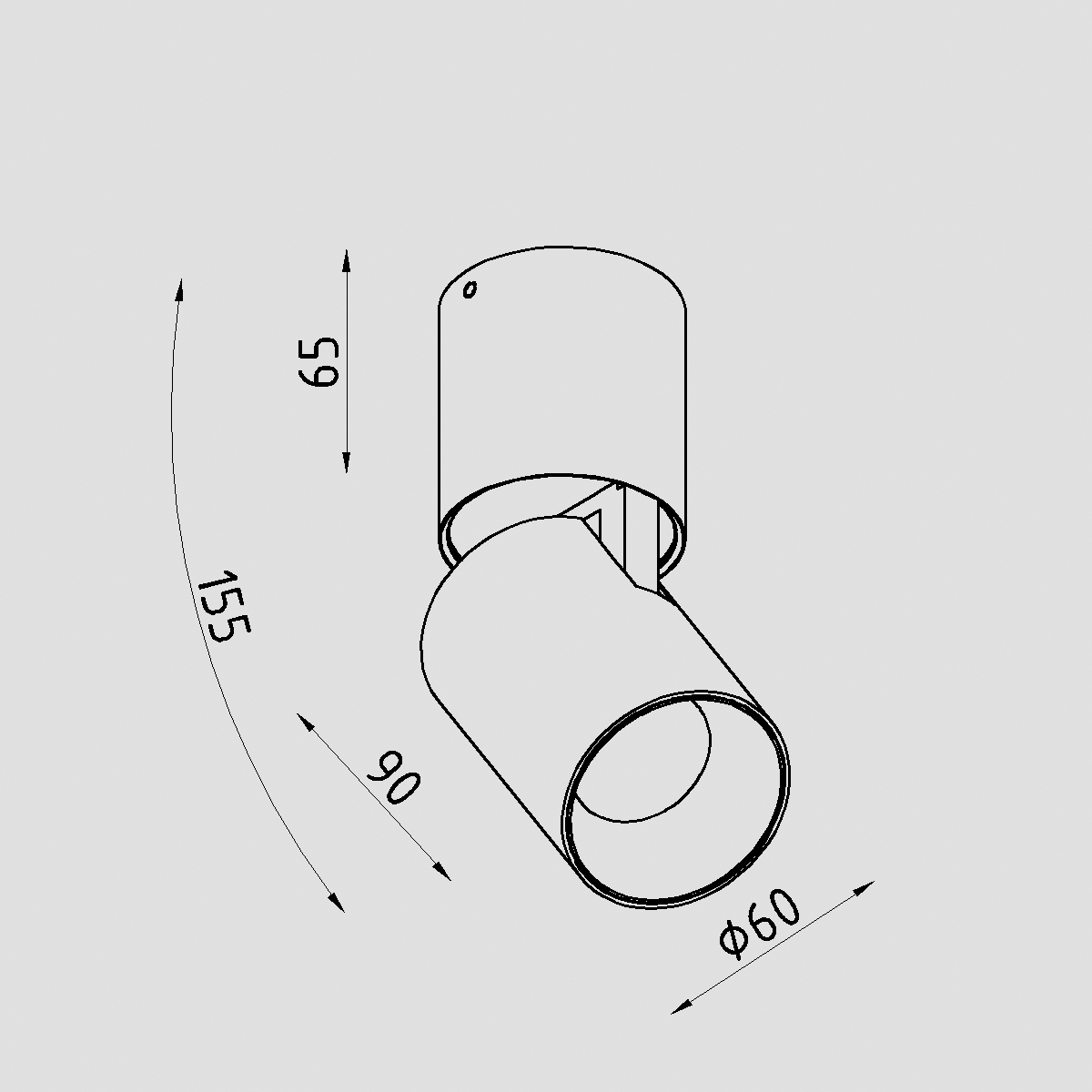 Светильник накладной Lighttech LTM03003 Column 1230 36 W
